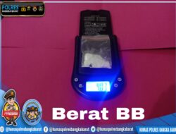 Ungkap Kasus Narkoba,Polres Bangka Barat amankan satu Tersangka dan 4,03 Gram Sabu