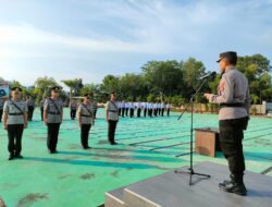 Kapolres Bangka Barat Pimpin Sertijab Dua Kapolsek