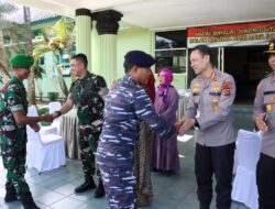 Perkokoh Sinergitas TNI POLRI,Polresta Pangkalpinang bersama Kodim 0413/ Bangka Gelar Halal Bihalal