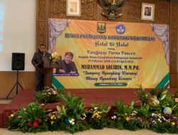 Dinas Pendidikan Kab.Sukabumi  Selenggarakan Halal Bi Halal Sekaligus Perpisahan Kepada Muhamad Solihin M.M.Pd