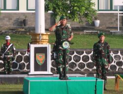 Korem 045/Gaya Gelar Upacara Hari Kebangkitan Nasional Ke-115 Tahun 2023.