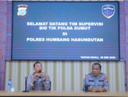 Kunjungan TIM Supervisi BID TIK Polda Sumatera Utara Ke Polres Humbang Hasundutan.