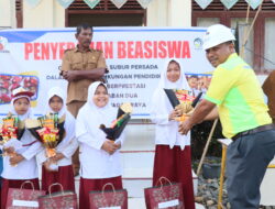 Puluhan Siswa Berprestasi Dapat Beasiswa Program CSR Dari Manajemen PT BSP