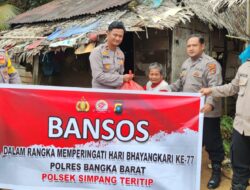 Tokoh Masyarakat Kabupaten Bangka Barat Apresiasi Kegiatan Bansos Bantu Masyarakat Yang Kurang Mampu