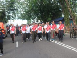 Jalan Santai Meriahkan HUT Ke-13 Korem 045/Garuda Jaya