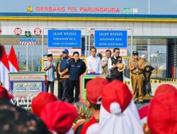 Presiden Jokowi Dodo Resmikan Ruas Tol Bocimi Sesi II Cigombong Cibadak