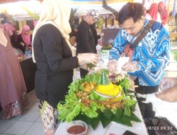 Ketua PGRI Kec Cibadak Adakan Lomba Kreasi Tumpeng Di Hari Jadi Kabupaten Sukabumi Ke153 Tahun