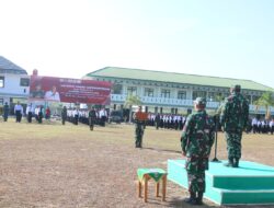 Kasrem 045/Gaya Pimpin Upacara Pembukaan Latihan Dasar Kepemimpinan Polatekkes Kemenkes