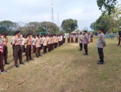 Sat Binmas Polres Bangka Barat Latih Krida Lantas Saka Bhayangkara