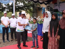 PLN NP UPK Nagan Raya Berikan Santunan Anak Yatim di Peringatan Hari Listrik Nasional