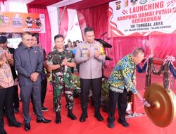 Launcing Kampung Damai Pemilu di Tulang Bawang, AKBP James: Pertama Kali di Lampung