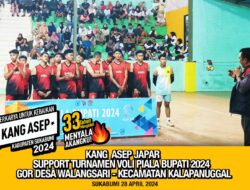 Hadiri Turnamen Voli Ball di Kalapanunggal, Kang Asep Japar Calon Bupati Sukabumi: Atlet Muda Harus Diprioritaskan!*