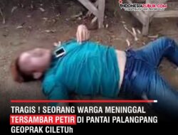 Tragis ! Seorang Warga Meninggal Tersambar Petir Di Pantai Palangpang Geoprak Ciletuh