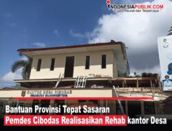 Bantuan Provinsi Tepat Sasaran Pemdes Cibodas Realisasikan Rehab Kantor Desa