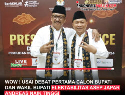 WOW ! Usai Debat Pertama Calon Bupati dan Wakil Bupati Elektabilitas Asep Japar Andreas Naik Tinggi