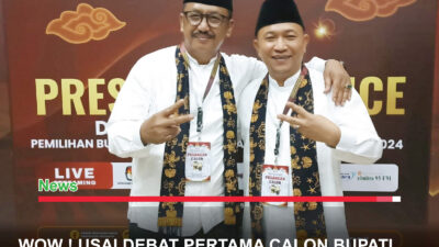 WOW ! Usai Debat Pertama Calon Bupati dan Wakil Bupati Elektabilitas Asep Japar Andreas Naik Tinggi