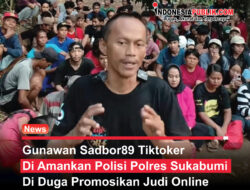 Gunawan Sadbor89 Tiktoker Di Amankan Polisi Polres Sukabumi Di Duga Terlibat Judi Online