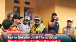 Bukan Sekedar Janji ! Asep Japar  Mendengarkan Keluhan Masyarakat Turun Langsung Membantu Guru Ngaji Mendapatkan Rumah Baru