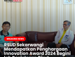 RSUD Sekarwangi Mendapat Penghargaan Inovation Award 2024 Beginilah Penjelasan Dirut