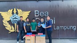 Sat Reskrim Polres Lampung Utara Amankan Penjual Rokok Ilegal, 25.800 Batang di Sita