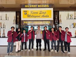 PC IMM Lampung Utara : memberikan apresiasi kinerja Polres Lampung Utara