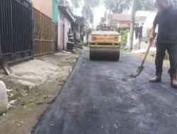 Dongkakrak Ekonomi Warga Disperkim Kabupaten Sukabumi Bangun Jaling di Perum Bukit Gedung Putih Cicurug