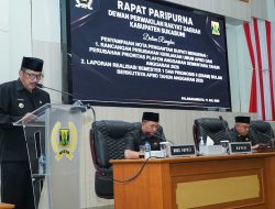 DPRD Kabupaten Sukabumi Pimpin Rapat Paripurna Besama Bupati Ke 25 Tahun Sidang 2025 Pembahasan Pengelolaan Keuangan Daerah