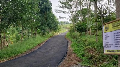 Jalan Lingkungan Ridogalih Cikakak Kini Sudah Leucir, Warga Apresiasi Kinerja Disperkim Kabupaten Sukabumi
