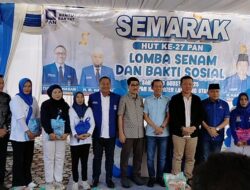 HUT ke-27 PAN Lampung Utara, Bupati Hadir dan Warga Antusias Ikuti Kegiatan Sosial