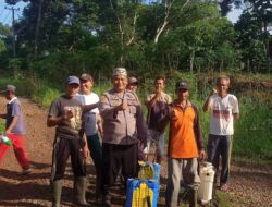 Cegah Bencana, Aipda Husni Tamrin Turun Tangan Bersama Warga