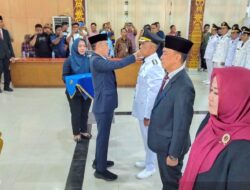 Wakil Bupati Lampung Utara Lantik 122 Pejabat Eselon