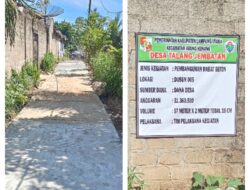 Kades Talang Jembatan Genjot Pembangunan Jalan Rabat Beton, Warga Dusun 05 Girang Tak Lagi Becek