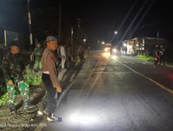 Antisipasi Gangguan Kamtibmas, Polres Lampung Utara Bersama TNI Gelar Razia