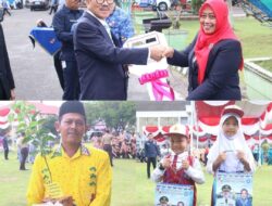 Pakaian Sekolah Gratis Dibagikan, 5 Program Unggulan Bupati dan Wakil Bupati Lampung Utara Dilaunching