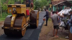 Kepala Desa Apresiasi Dinas Perkim Kab,Sukabumi Diaspal nya Jalan Desa Neglasari