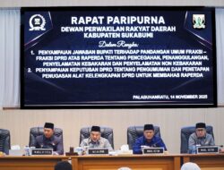 Komisi II DPRD Kabupaten Sukabumi Resmi Ditugaskan Bahas Raperda Penanggulangan Kebakaran Dalam Rapat Paripurna Ke 42 Tahun Sidang 2025