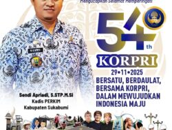 Disperkim Kabupaten Sukabumi Mengucapkan Selamat Hari Jadi Kopri Ke – 54 Tahun 2025