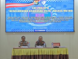 Jelang Ops Keselamatan Krakatau 2026, Polres Metro Matangkan Kesiapan Personel Lewat Lat Pra Ops