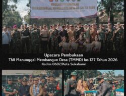Hadiri Upacara Pembukaan TNI Manunggal Membangun Desa Ketua DPRD Kab,Sukabumi Sinergi Dan Kolaborasi