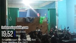 DUGAAN PERJUDIAN DI SAGULUNG BEROPERASI TAK JAUH DARI KANTOR KELURAHAN SEI-PELUNGGUT