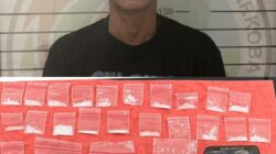 Polres Lampung Utara Ungkap Kasus Narkotika, Seorang Pria Ditangkap dengan Puluhan Paket Sabu