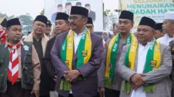 Ketua DPRD Kab Sukabumi Hadiri Pelepasan Jemaah Haji Kloter 13 JKS