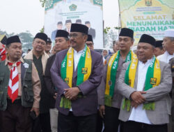 Ketua DPRD Kab Sukabumi Hadiri Pelepasan Jemaah Haji Kloter 13 JKS
