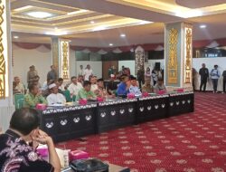 Audensi Bersama Sekda Provinsi Di Bandar Lampung Terkait Pemasangan Plang Di Tanah Kampung Bakung Udik Oleh TNI-AU