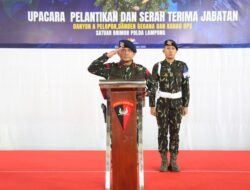 Dansat Brimob Pimpin Upacara Pelantikan Komandan Batalyon A, Serah Terima Danden Genana dan Kabag Ops Sat Brimob