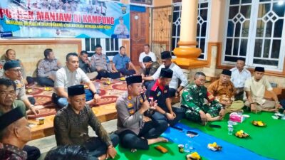 Jelang Pilkakam PAW, Kapolsek Seputih Banyak Ajak Calon Kakam Jaga Persatuan dan Kondusifitas Lewat PMK