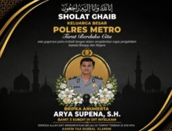 Kapolres Metro Polda Lampung Ajak Personel dan Masyarakat Gelar Sholat Ghaib untuk Almarhum Bripka Anumerta Arya Supena
