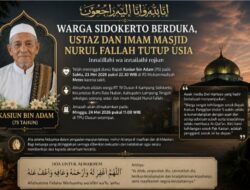 Warga Sidokerto Berduka, Ustaz dan Imam Masjid Nurul Fallah Tutup Usia