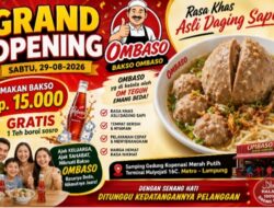 Grand Opening Bakso Ombaso Hari Ini, Resep Tradisional, Rasa Sensasional!