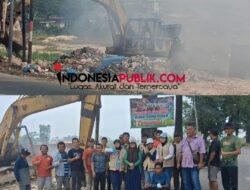 LPM Sei Pelunggut Gandeng Mahasiswa KKN UNRIKA, Bersatu Bergotong Royong Wujudkan Kampung Bebas Sampah   